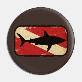 Diving Shark Session Pin