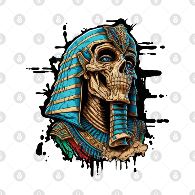 Egyptian Mummy Skull by GCS Designs