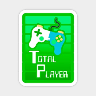 Green Total Player Gamer Design Magnet