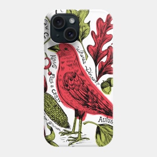 Red Crow Art Phone Case