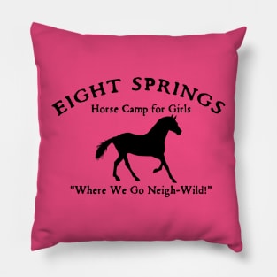 Eight Springs Horse Camp For Girls Pillow
