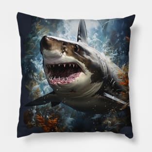 Enjoy Summer with Sharks Pillow