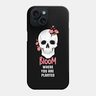 Bloom Skull Phone Case