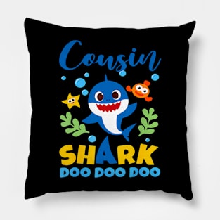 Cousin Of The Shark Birthday Boy Girl Party Family Pillow