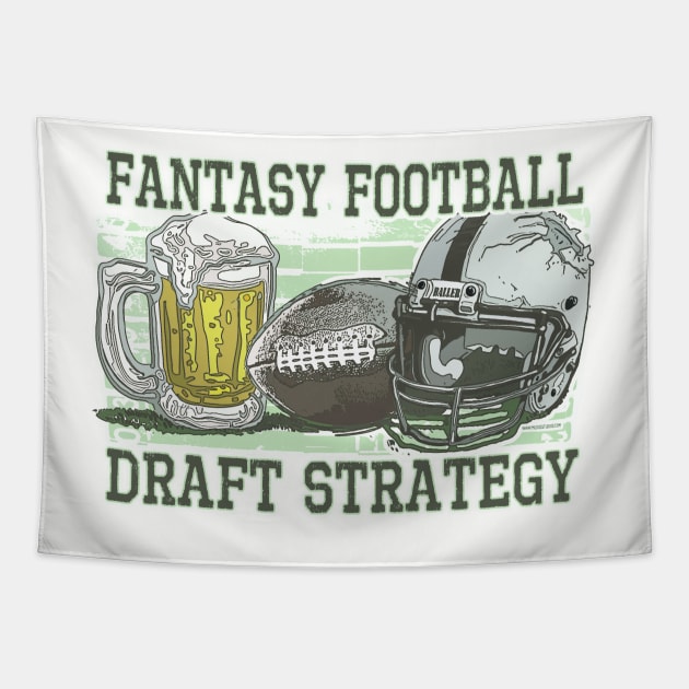 Fantasy Football Draft Strategy Tapestry by Mudge