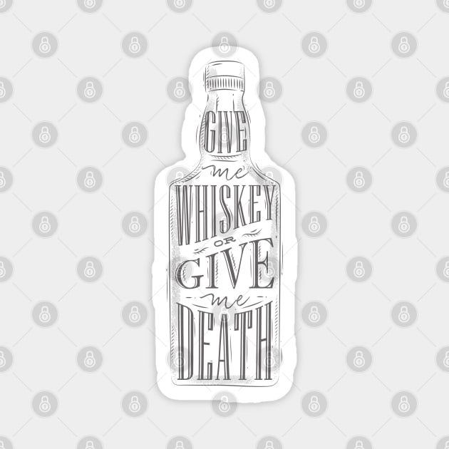 Whiskey Bottle Magnet by TambuStore