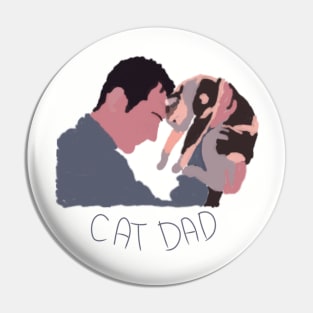 Cat dad Pin