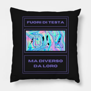 Zitti e buoni Maneskin nero Pillow