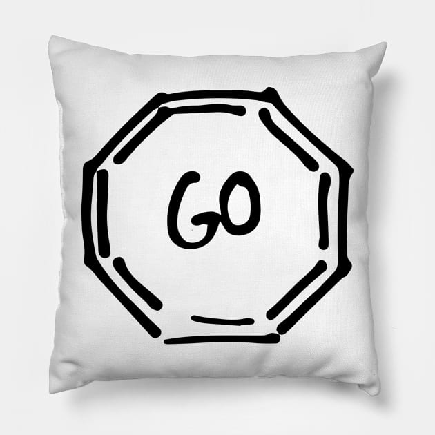 Mixed Signals Pillow by Lazy Design Co.