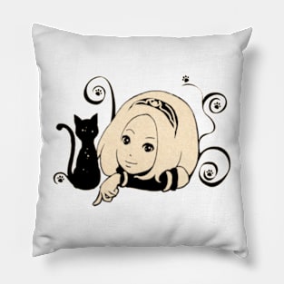 Gravity Rush - Kat New Year 2012 Logo No Text Pillow