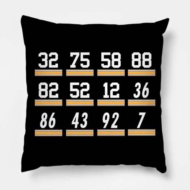 Steelers Legends Pillow by tsengaus