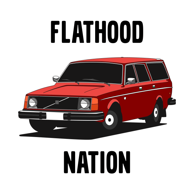 Volvo 245 Flathood by TheArchitectsGarage