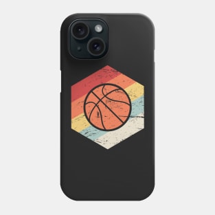 Retro 70s Basketball Icon Phone Case