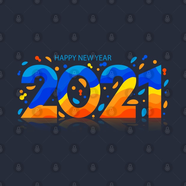 Happy New Year 2021 by Mako Design 