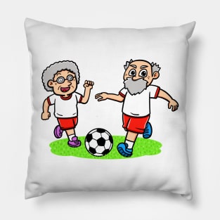 Senior soccer sports match Pillow