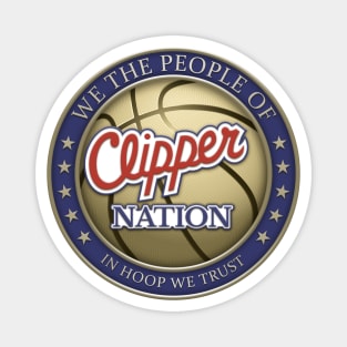 Clipper Nation - Los Angeles Basketball Magnet