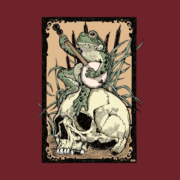 Victorian Frog with Banjo by ZugArt01