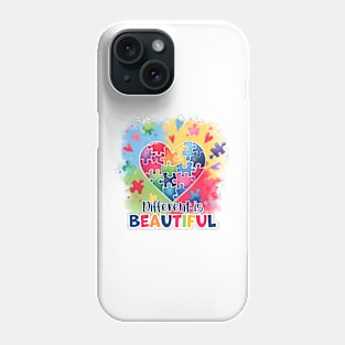 Puzzle Heart Autism Awareness Gift for Birthday, Mother's Day, Thanksgiving, Christmas Phone Case