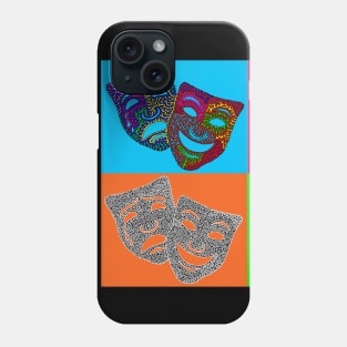 Comedy & Tragedy Masks Phone Case