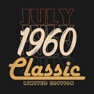 july 1960 birthday T-Shirt