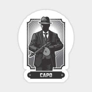 Character Metaphor- Mafia Mobster Capo 2.0 Magnet