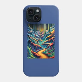 Path Through Swirling Forest Phone Case