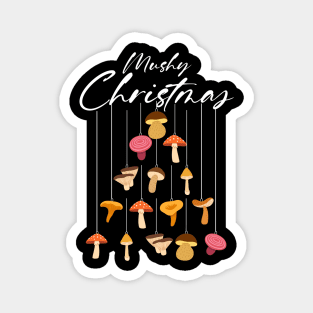 Mushy Christmas Men Women Kids Funny Ugly Christmas Mushroom Magnet