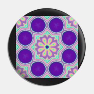 Violet Kaleidoscope Pin