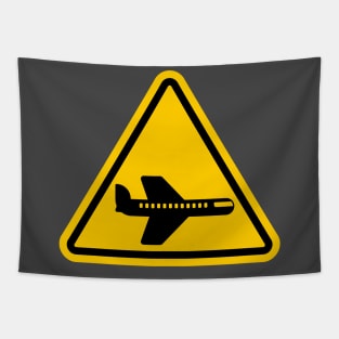 Airplane Sign Tapestry