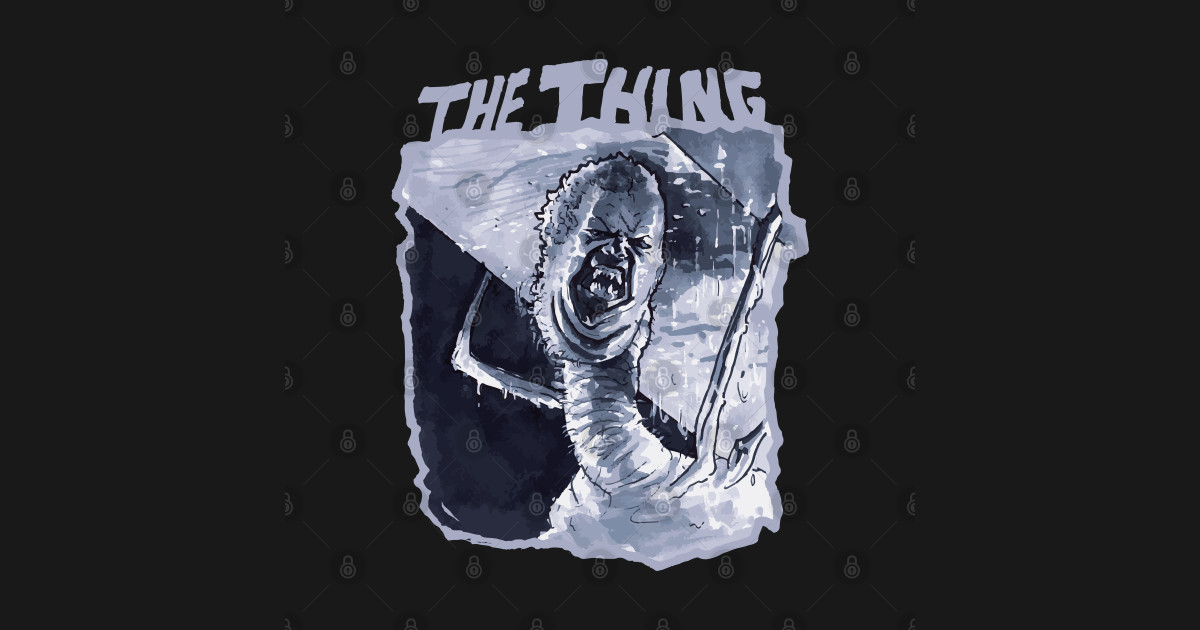 The Thing Monster The Thing Posters and Art Prints TeePublic