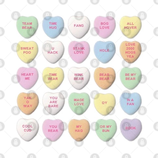 AI Generated Love Hearts by casserolestan