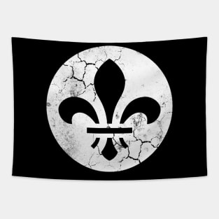 St Louis Flag Fleur de Lis Tapestry