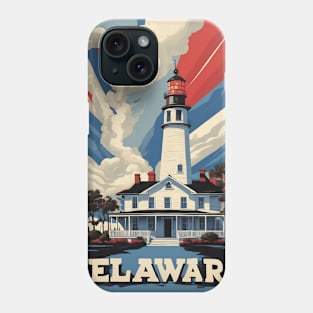 Delaware United States of America Tourism Vintage Poster Phone Case