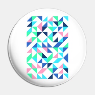 Creative Geometric Colourful Triangle Pattern #19 Pin