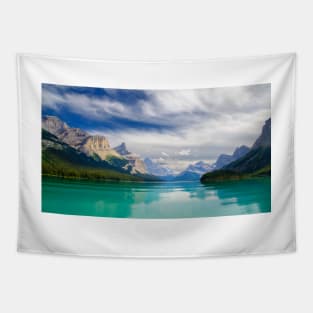 Peaceful Maligne Lake Tapestry