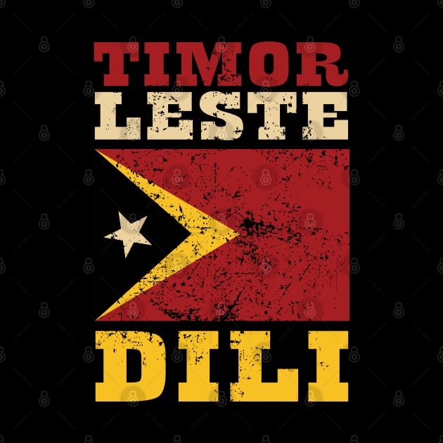 Flag of Timor Leste by KewaleeTee