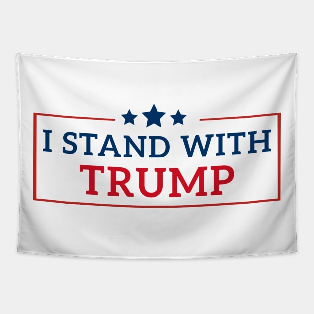 i stand with trump Tapestry by DesignergiftsCie