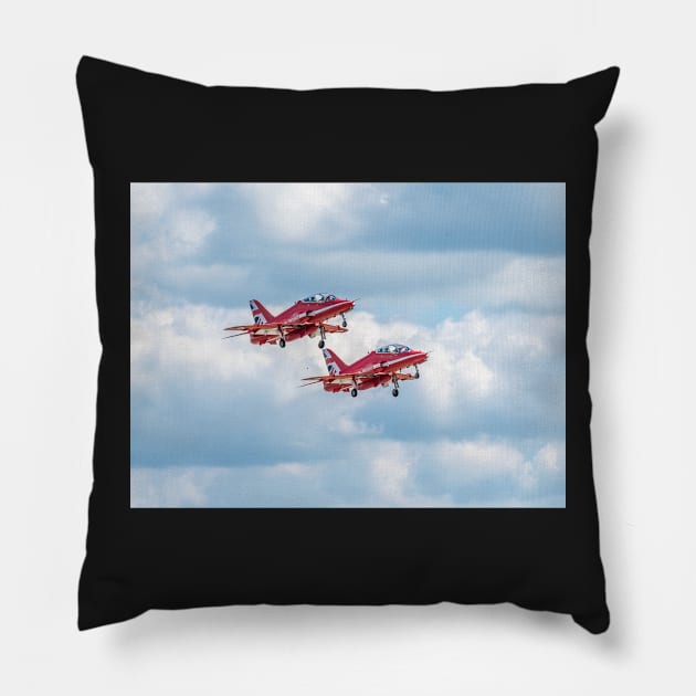 Red Arrows Pillow by Russell102