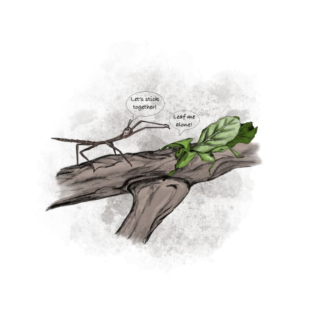 Stick insect pun by Jamesneul