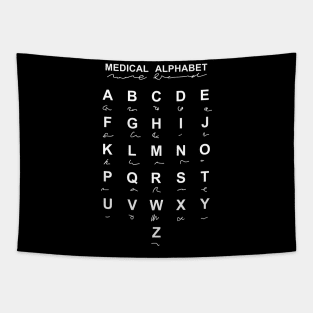 Medical Alphabet Tapestry