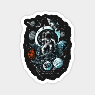 Waving Astronaut Magnet