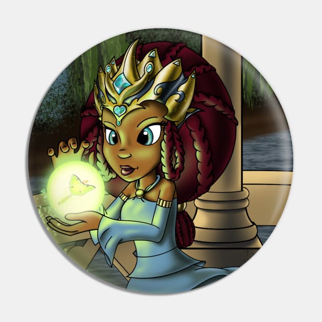 Black Princess Pin by treasured-gift