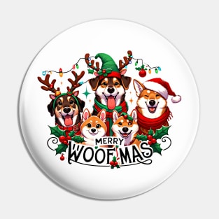 Light A Woofmas Pin