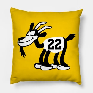 Caitlin Clark GOAT 5, Classic Steamboat Willie Goat Pillow