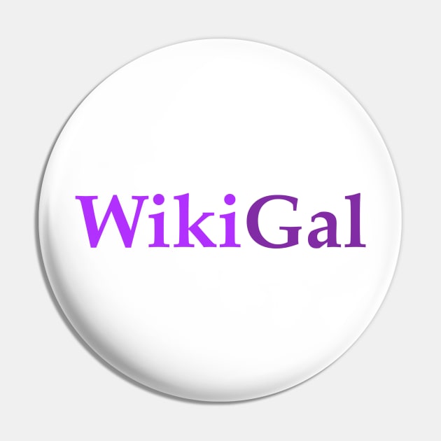 Cute -T-shirt for Woman and Girls who Love Tech - WikiGal Pin by 40mileradius