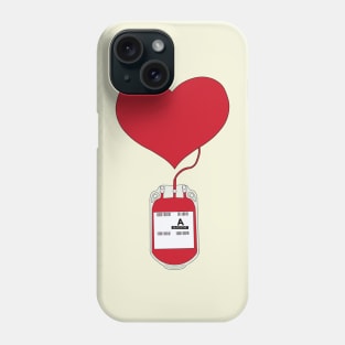 Donating blood is an act of love Phone Case