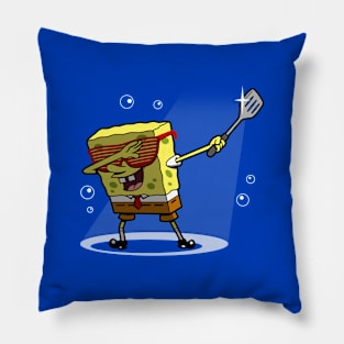 Cute Funny Dabbing Fry Cook Funny Cartoon Meme Pillow