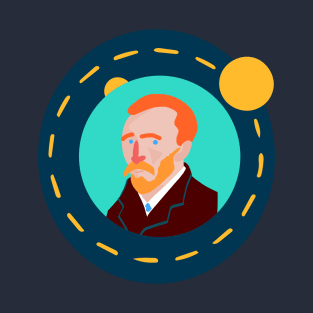 Van Gogh with Sun T-Shirt