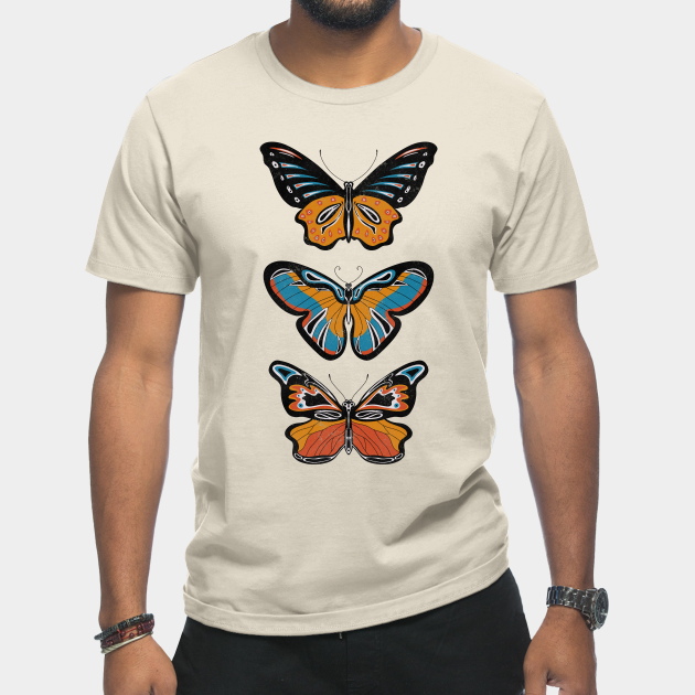 Discover Botanical Butterflies - Butterflies - T-Shirt