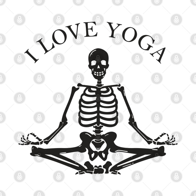 Skeletons love yoga but this was to long relax by pabrun